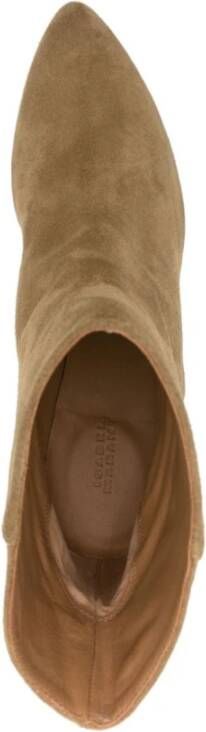 Isabel marant Beige Enkellaarzen voor Vrouwen Beige Dames