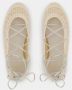 Isabel marant Beige Katoenen Ballerinas Slip-On Ronde Neus Beige Dames - Thumbnail 4