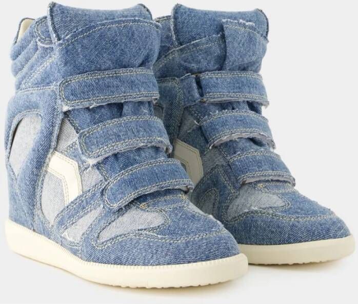 Isabel marant Bekett Sneakers Lichtblauw Katoen Blue Dames