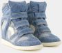 Isabel marant Bekett Sneakers Lichtblauw Katoen Blue Dames - Thumbnail 8