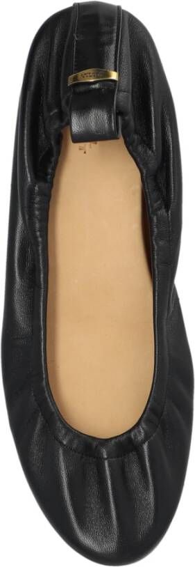 Isabel marant Belna ballerina's van leer Black Dames