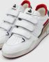 Isabel marant Blauwe Lage Sneaker met Klittenbandsluitingen White Dames - Thumbnail 5