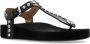 Isabel marant Studded Sandalen Enore Zwart Zilver Black Dames - Thumbnail 9