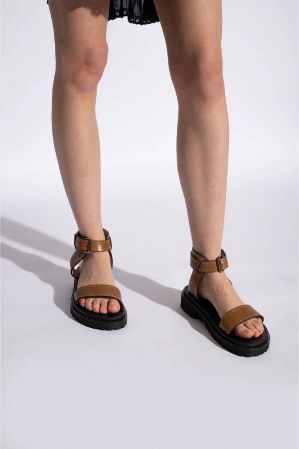 Isabel marant Breena sandalen Brown Dames