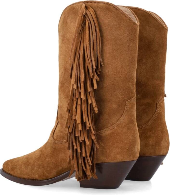 Isabel marant Cognac Gesloten Cowboy Laarzen Brown Dames