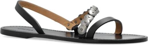 Isabel marant Cymbal leren sandalen Black Dames