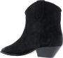 Isabel marant Western Style Suede Enkellaarzen Black Dames - Thumbnail 2