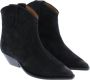 Isabel marant Western Style Suede Enkellaarzen Black Dames - Thumbnail 3