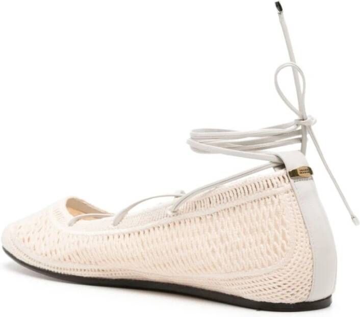 Isabel marant Elegante Ballerina Schoenen Beige Dames