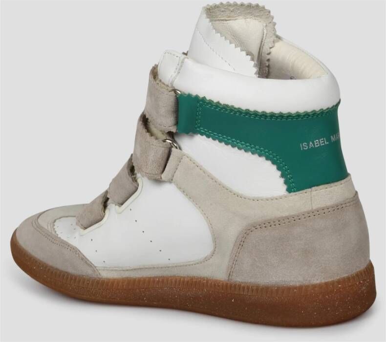 Isabel Marant Étoile Hoge leren sneakers met klittenbandsluiting Multicolor Dames