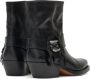 Isabel marant Gaucho Cuban Heel Leren Laarzen Black Dames - Thumbnail 2