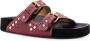 Isabel marant Gestudeerde Leren Sandalen met Gespen Red Dames - Thumbnail 2