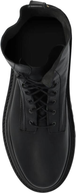 Isabel marant Ghiso leren gevechtslaarzen Black Dames