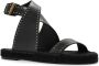 Isabel marant Illya leren sandalen Black Dames - Thumbnail 4