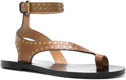 Isabel marant Jiona Sandalen Stijlvolle Zomer Schoenen Brown Dames