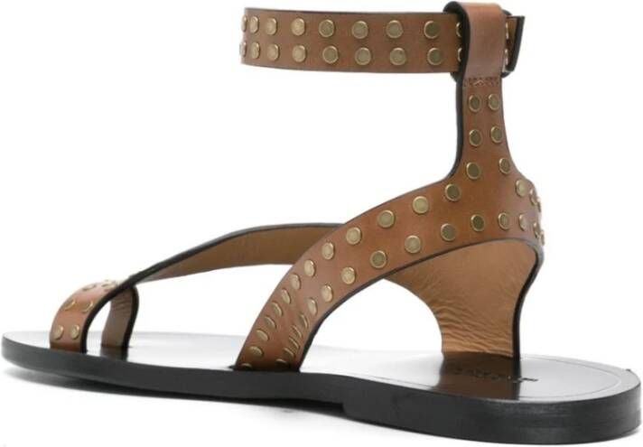 Isabel marant Jiona Sandalen Stijlvolle Zomer Schoenen Brown Dames