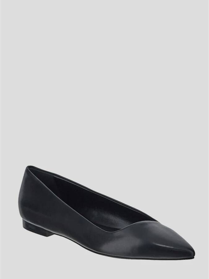 Isabel marant Kalfsleren Ballerina Platte Schoenen Black Dames