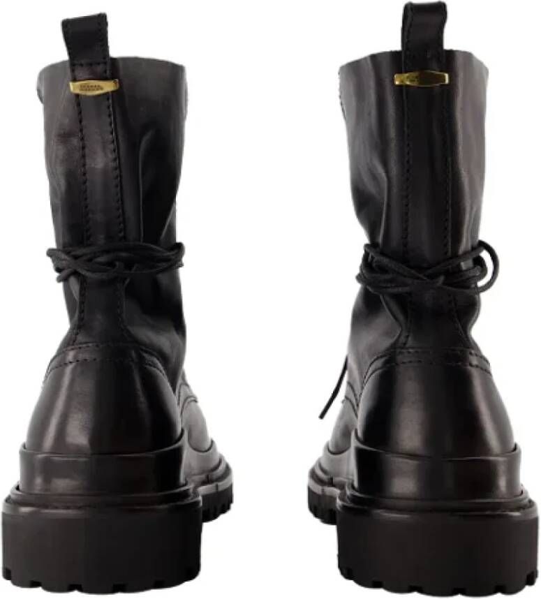 Isabel marant Leather boots Black Dames