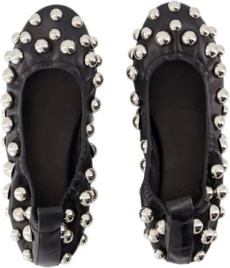 Isabel marant Leather flats Black Dames