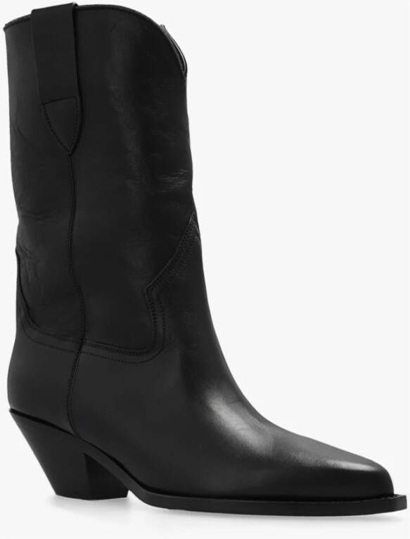 Isabel marant Leren cowboy laarzen Black Dames