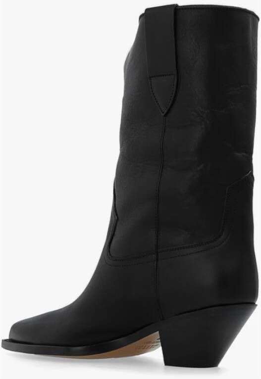 Isabel marant Leren cowboy laarzen Black Dames