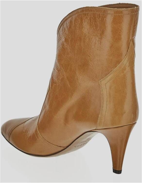 Isabel marant Leren Davel Schoen Beige Dames