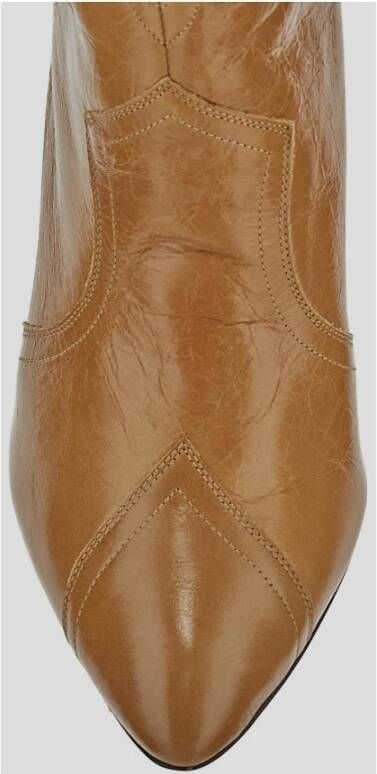 Isabel marant Leren Davel Schoen Beige Dames