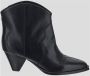 Isabel marant Leren Enkellaarzen Black Dames - Thumbnail 2