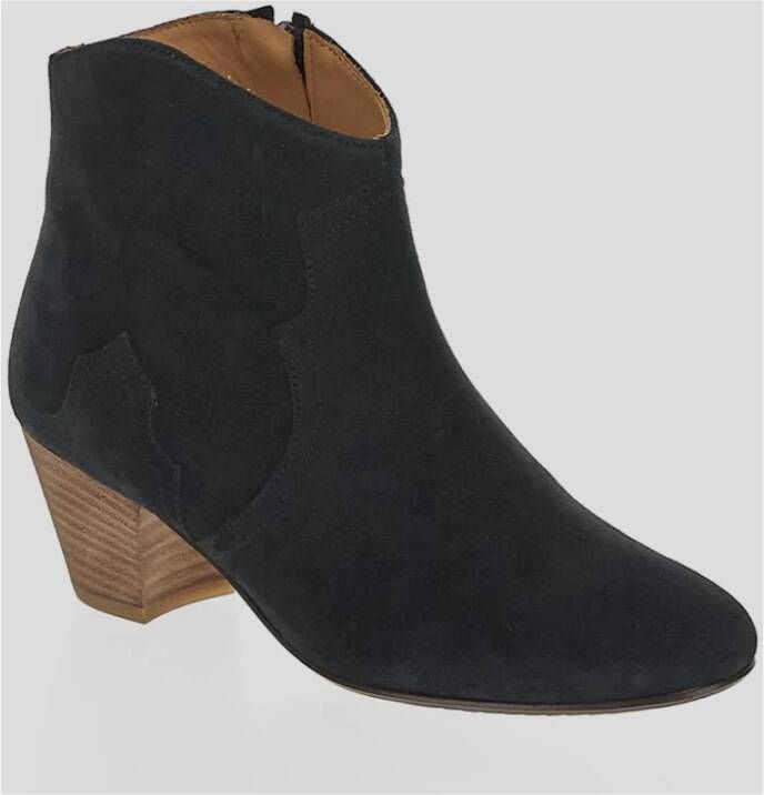 Isabel marant Leren Laars Stijlvol en Trendy Black Dames