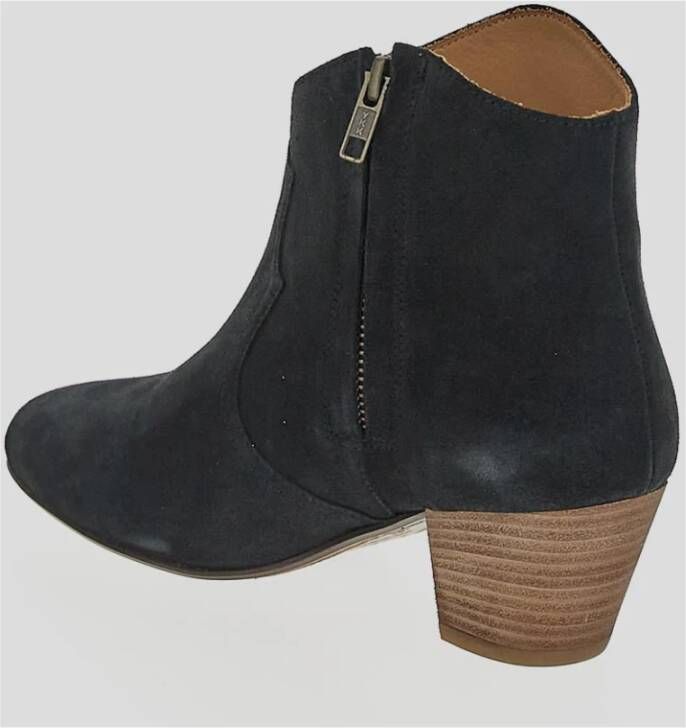 Isabel marant Leren Laars Stijlvol en Trendy Black Dames