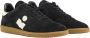 Isabel marant Leren Sneakers Zwart Wit Logo Veters Black Heren - Thumbnail 2