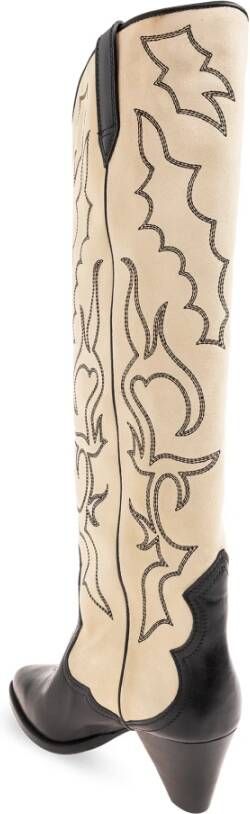 Isabel marant Liela cowboy laarzen Beige Dames