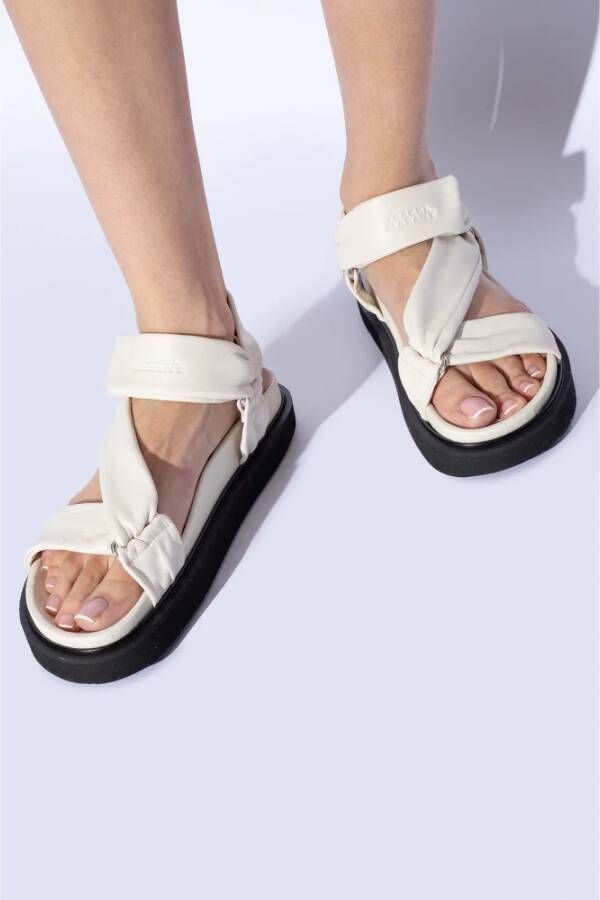 Isabel marant Naori sandalen White Dames