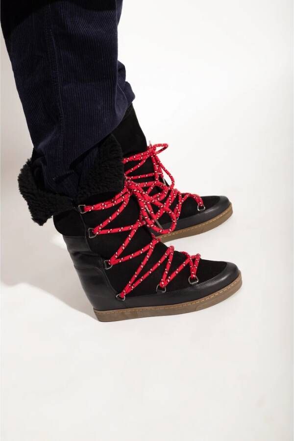 Isabel marant Nowly sneeuwlaarzen Black Dames