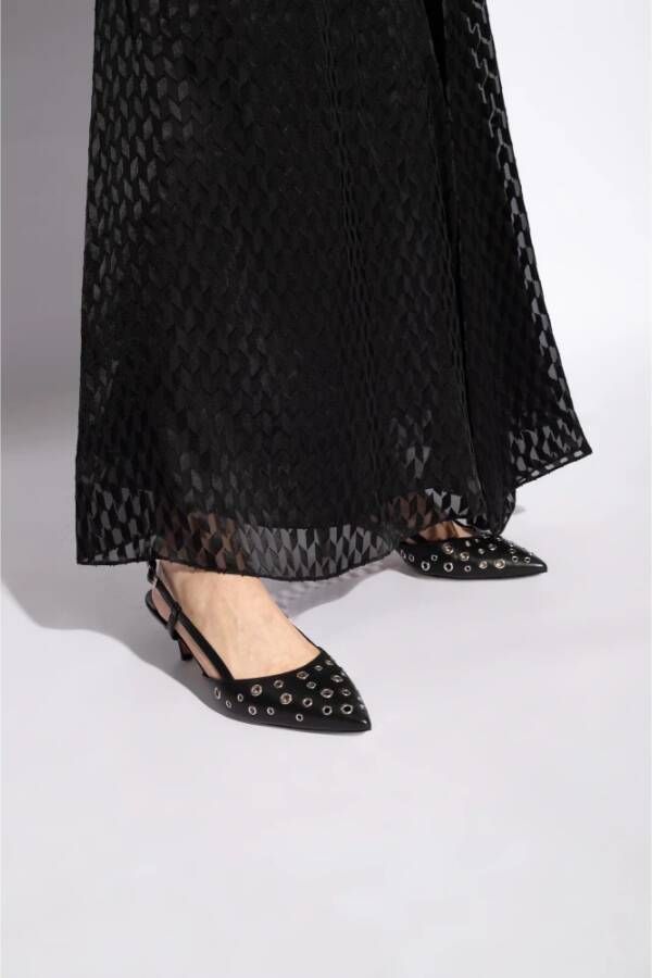 Isabel marant Pilia leren pumps Black Dames