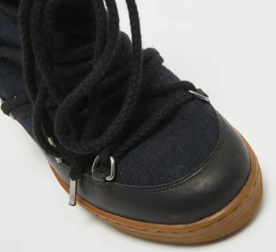 Isabel Marant Pre-owned Canvas boots Blue Dames