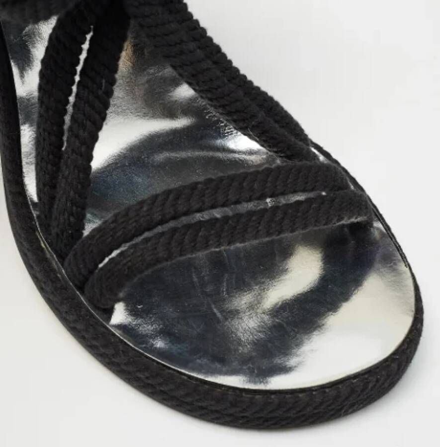 Isabel Marant Pre-owned Fabric sandals Black Dames