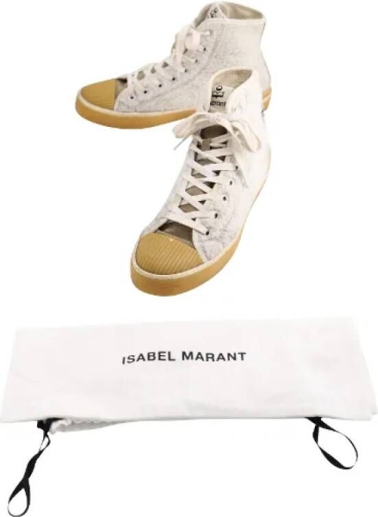 Isabel Marant Pre-owned Fabric sneakers White Dames