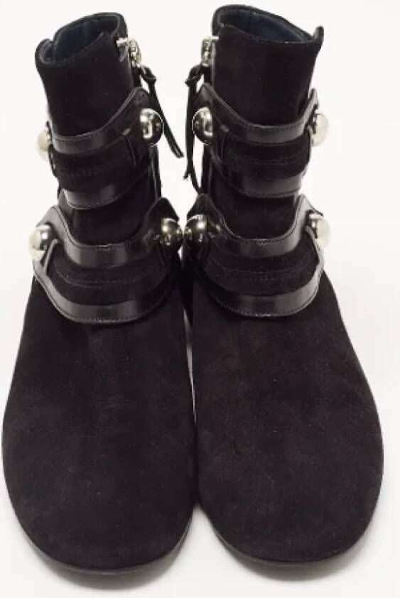 Isabel Marant Pre-owned Leather boots Black Dames