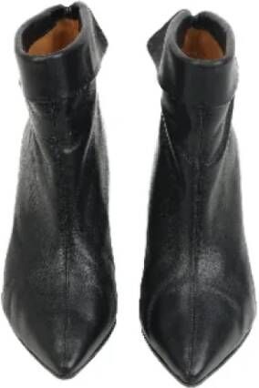 Isabel Marant Pre-owned Leather boots Black Dames