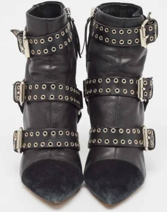 Isabel Marant Pre-owned Leather boots Black Dames