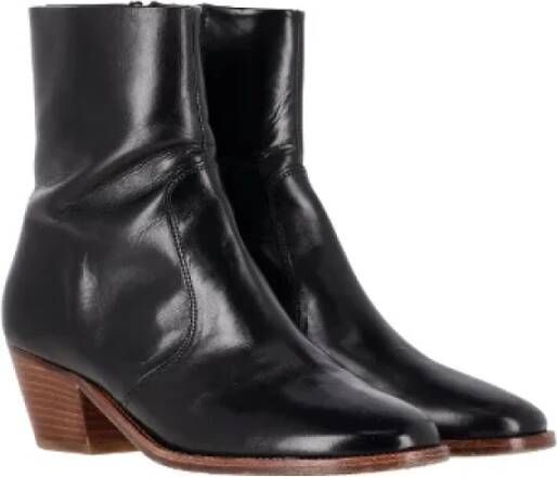 Isabel Marant Pre-owned Leather boots Black Dames