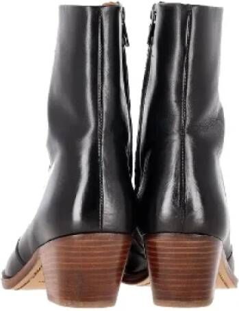 Isabel Marant Pre-owned Leather boots Black Dames