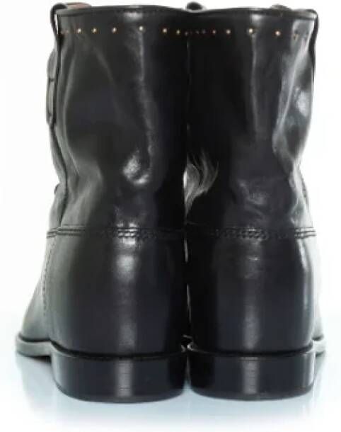 Isabel Marant Pre-owned Leather boots Black Dames