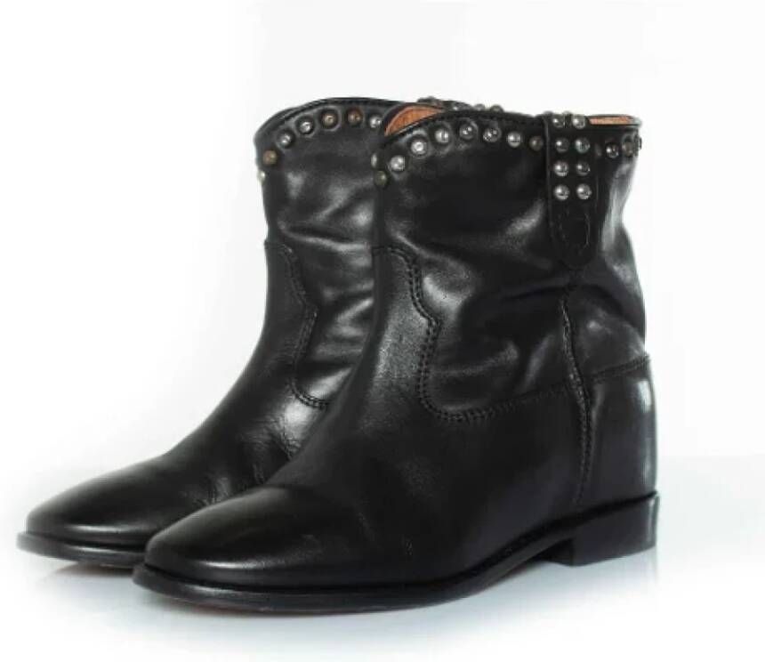 Isabel Marant Pre-owned Leather boots Black Dames