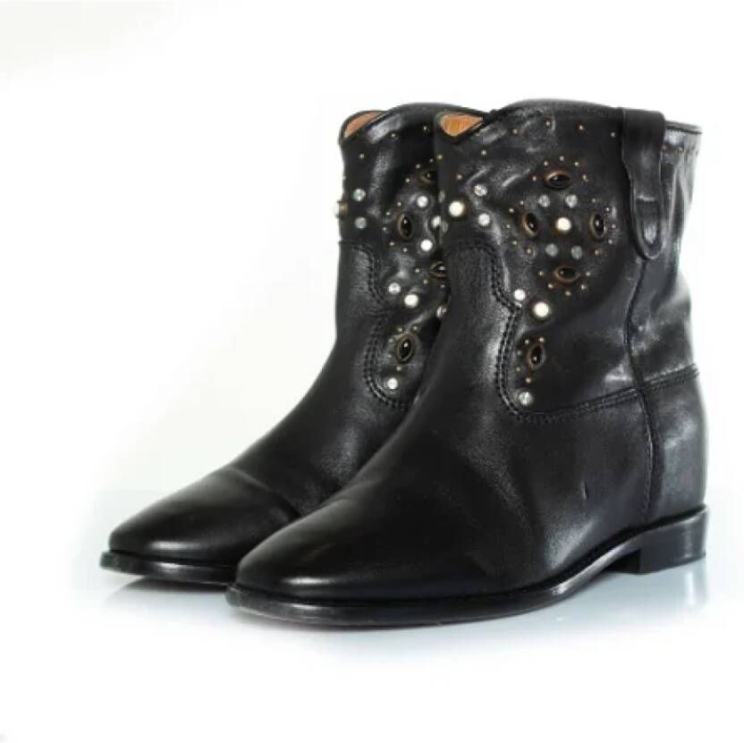 Isabel Marant Pre-owned Leather boots Black Dames