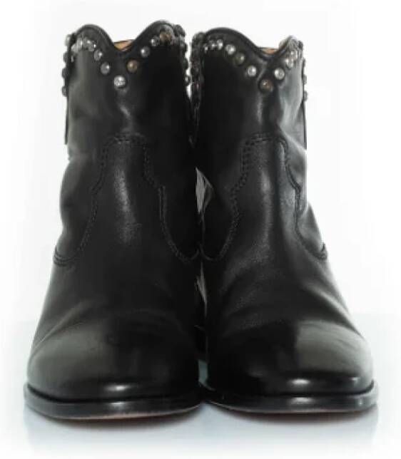 Isabel Marant Pre-owned Leather boots Black Dames