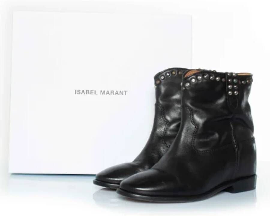 Isabel Marant Pre-owned Leather boots Black Dames