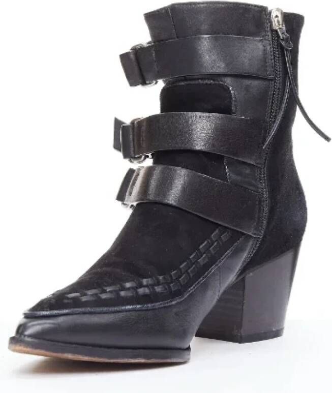 Isabel Marant Pre-owned Leather boots Black Dames