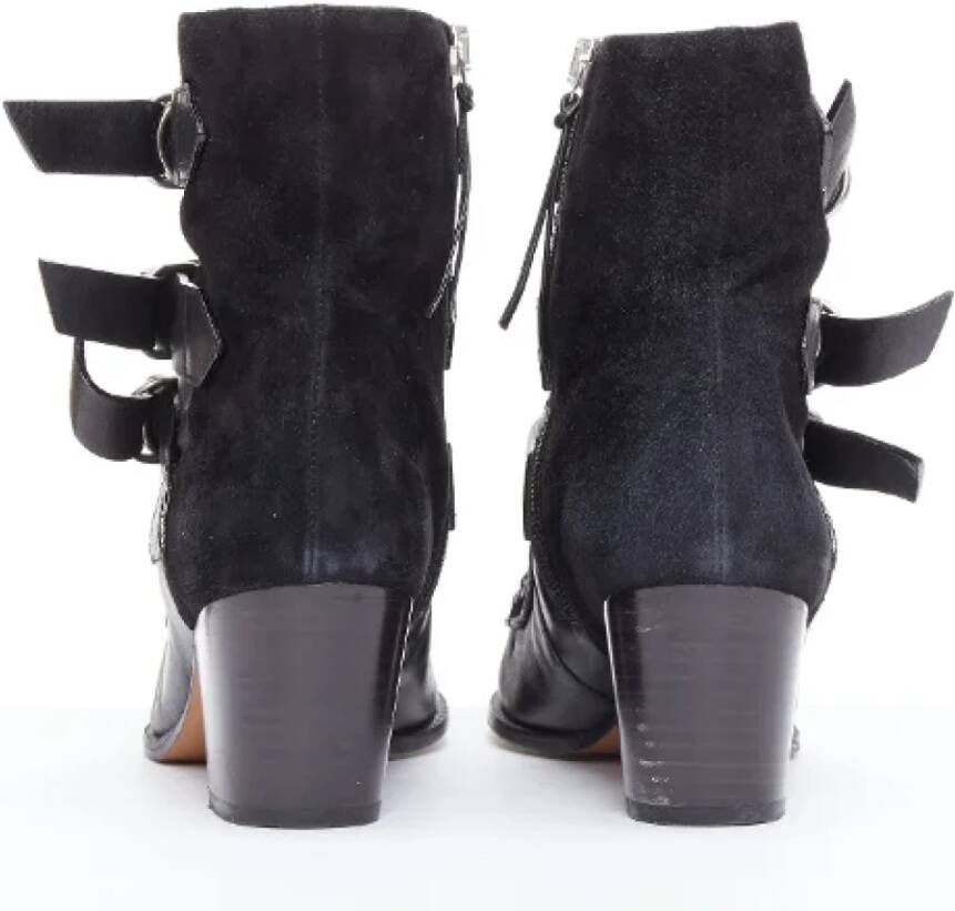 Isabel Marant Pre-owned Leather boots Black Dames